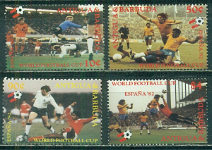 Антигуа и Барбуда, 1982, ЧМ 1982, 4 марки